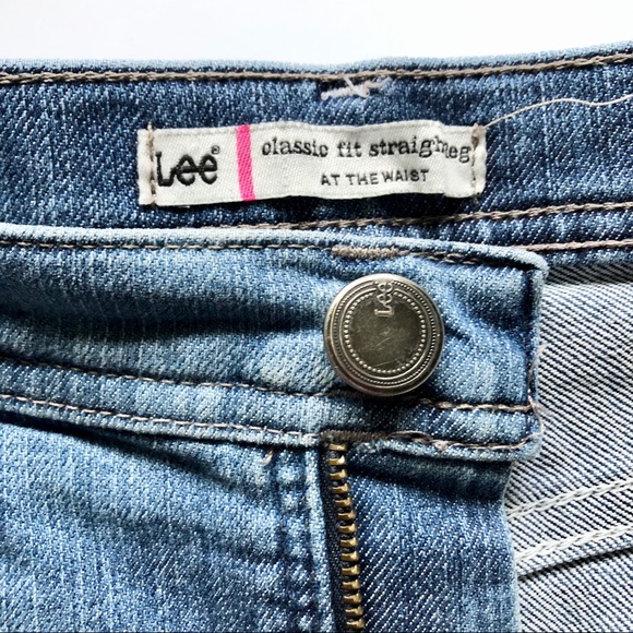 Vintage Lee High-rise Denim Cutoff Shorts - Picture 3 of 13